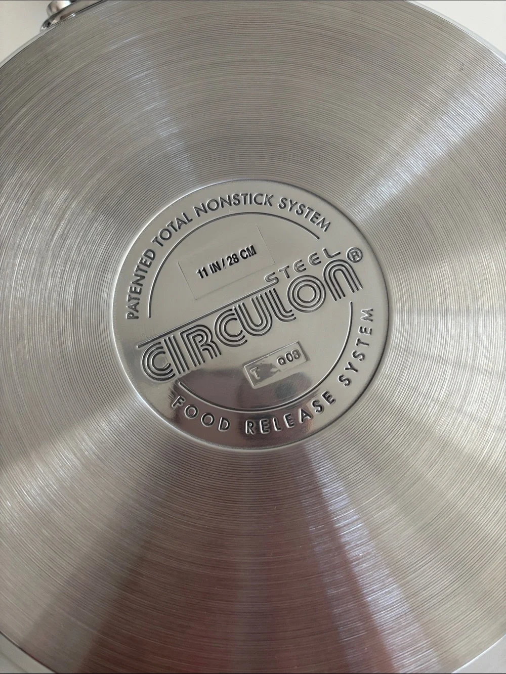Steel 11 in Stainless Steel Nonstick Fry Pan - Silver